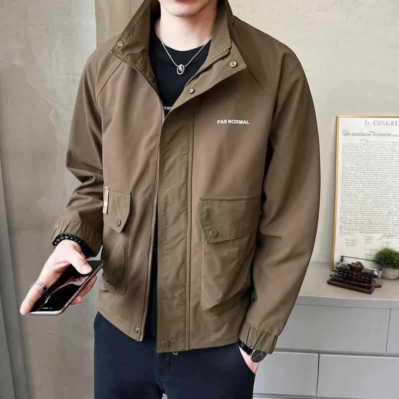 メンズ  服 分かりやすい 流行り物 オシャレ 成年者 かっこいい 途轍も無い大きさ 表どおり 成人男性服 秋 細工物上衣 照明ランプ色合い 心地よい 上衣
