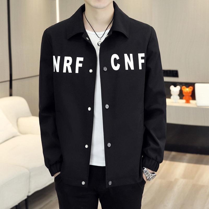 メンズ 服 シンプル ファッション オシャレ 大人 かっこいい 大きいサイズ ストリート 紳士服 ジャケット カジュアル コート トップス レター アドバンス ソリッドカラー シンプル