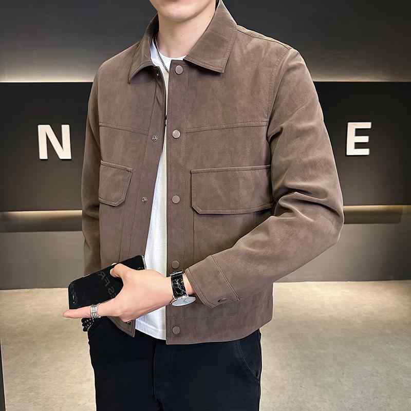 メンズ 服 シンプル ファッション オシャレ 大人 かっこいい 大きいサイズ ストリート 紳士服 ジャケット 春秋 ハイエンド カジュアル シンプル｜リコット