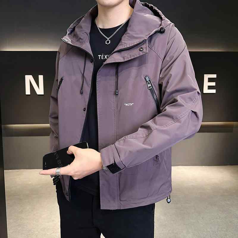 メンズ 服 シンプル ファッション オシャレ 大人 かっこいい 大きいサイズ ストリート 紳士服 ジャケット シンプル カジュアル フード ワークウェア|リコット