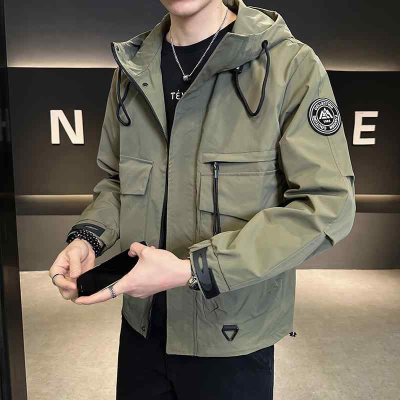 メンズ 服 シンプル ファッション オシャレ 大人 かっこいい 大きいサイズ ストリート 紳士服 フード ワーク ジャケット カジュアル｜リコット 13,345円