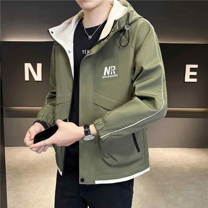 メンズ 服 シンプル ファッション オシャレ 大人 かっこいい 大きいサイズ ストリート 紳士服 アメリカン ワークウェア カジュアル ジャケット スポーツ シンプル 無地