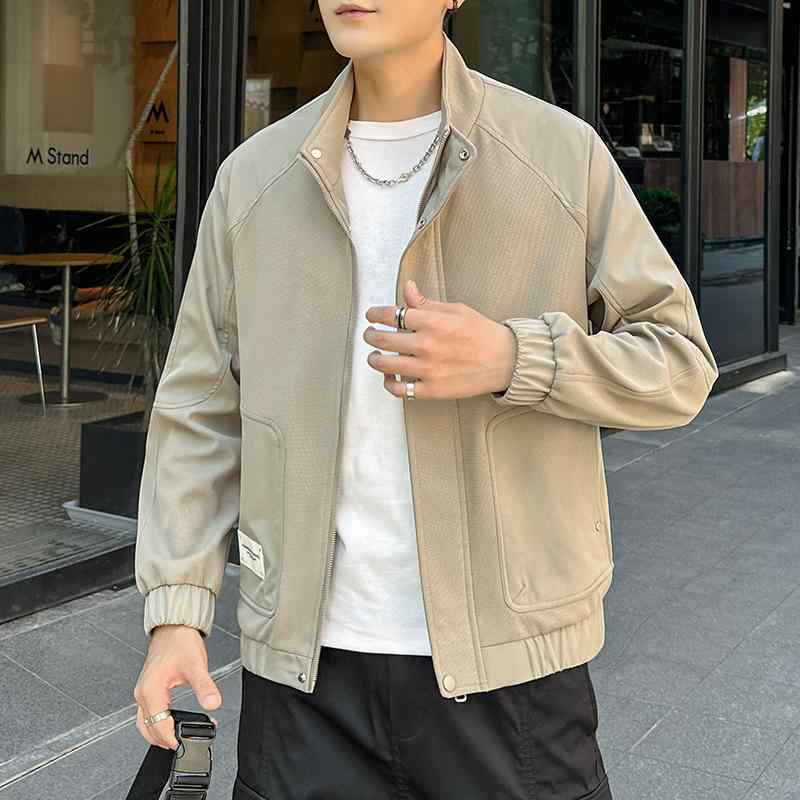 メンズ 服 シンプル ファッション オシャレ 大人 かっこいい 大きいサイズ ストリート 紳士服 シンプル 無地 ハイエンド トップス ジャケット|リコット
