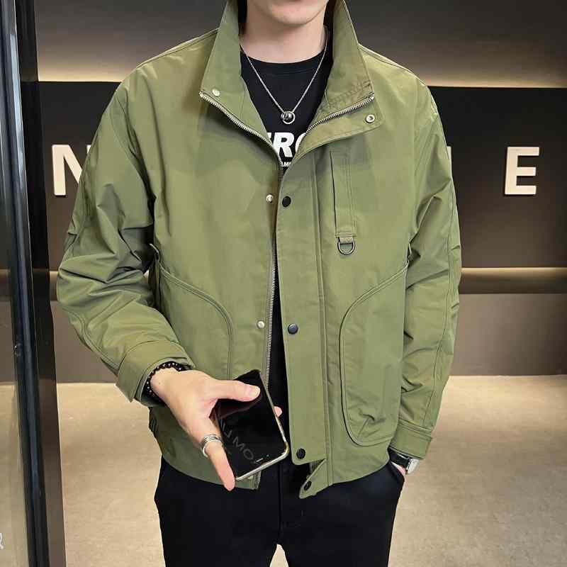 メンズ 服 分かりやすい 流行り物 オシャレ 成年者 かっこいい 途轍も無い大きさ 表どおり 成人男性服 春 秋 細工物上衣 アメリカン 上衣 心地よい 好いたらしい ゆったり 照明ランプ色合い トップス