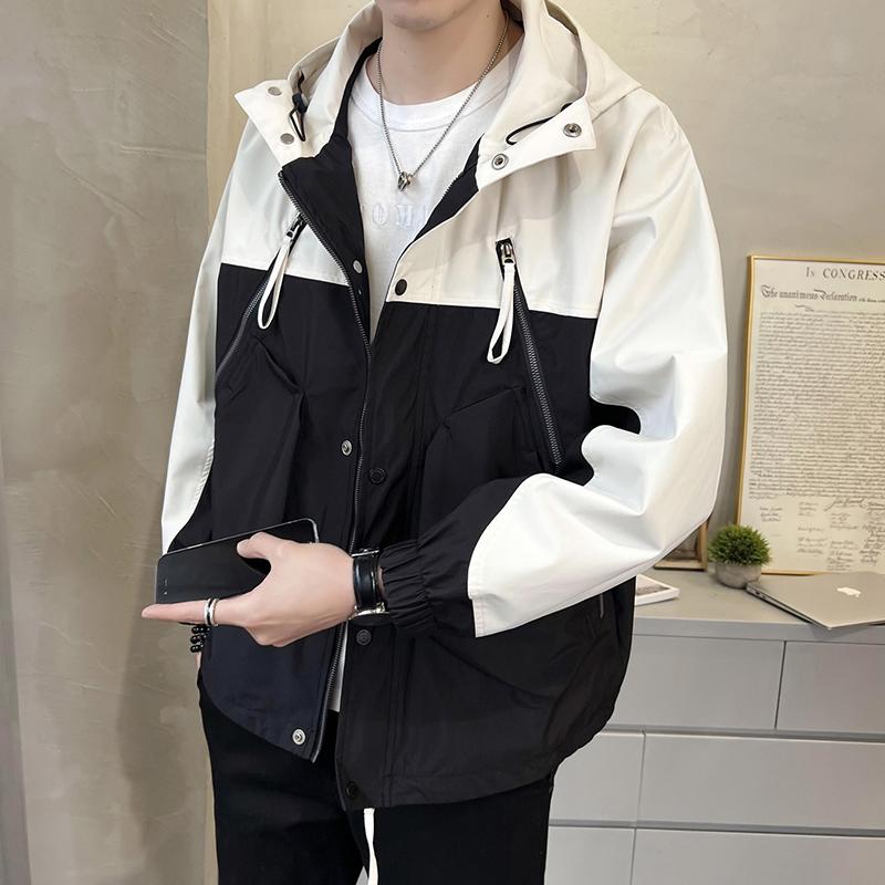 メンズ  服 分かりやすい 流行り物 オシャレ 成年者 かっこいい 気が大きい大きさ 表どおり 成人男性服 ボンネット 細工物上衣 アウトドア 上衣