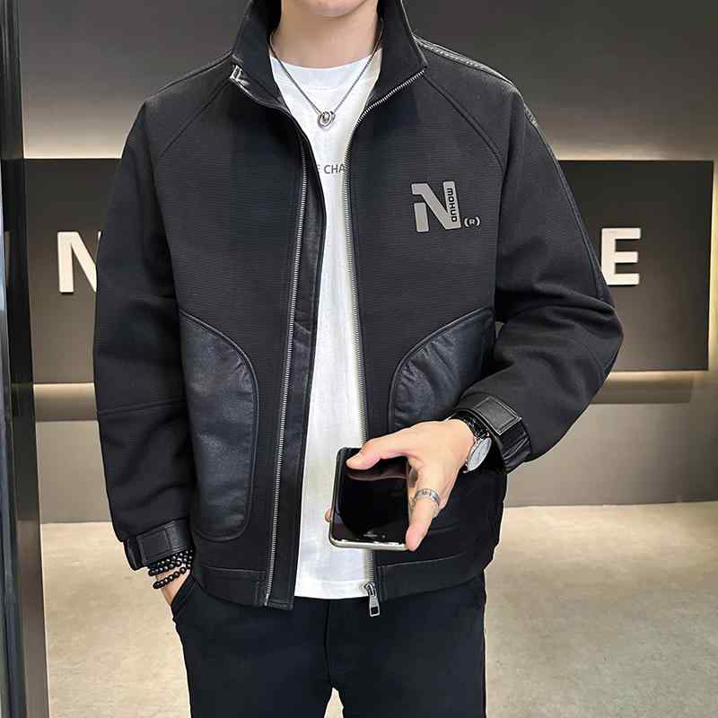 メンズ 服 シンプル ファッション オシャレ 大人 かっこいい 大きいサイズ ストリート 紳士服 コート スタンドカラー スリム ワーク ハイエンド