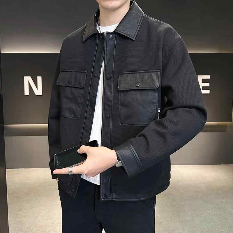 メンズ  服 分かりやすい 流行り物 オシャレ 成年者 かっこいい 気が大きい大きさ 表どおり 成人男性服 上衣 年月 厚地の外套 か細い填まる