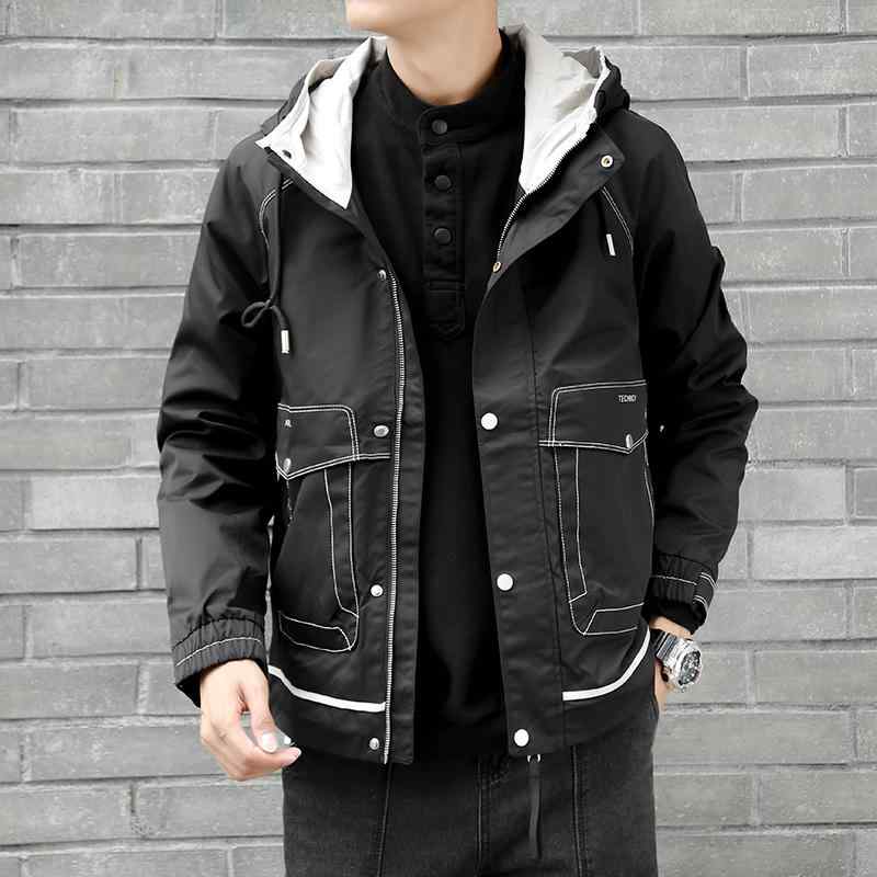 メンズ 服 シンプル ファッション オシャレ 大人 かっこいい 大きいサイズ ストリート 紳士服 フード ワークジャケット スポーツ カジュアル ジャケット|リコット