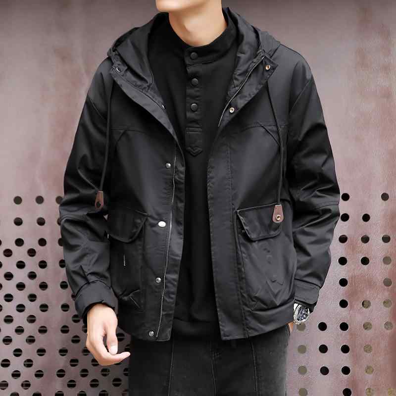 メンズ 服 シンプル ファッション オシャレ 大人 かっこいい 大きいサイズ ストリート 紳士服 ワークウェア フード ジャケット カジュアル アメリカン スポーツ｜リコット