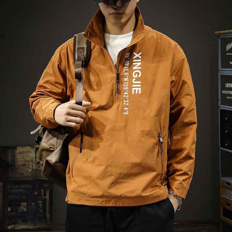 メンズ  服  分かりやすい 流行り物 オシャレ 成年者 かっこいい 途轍も無い大きさ 表どおり 成人男性服 春 アメリカン 防風 上衣 お山 アウトドア 秋 上衣