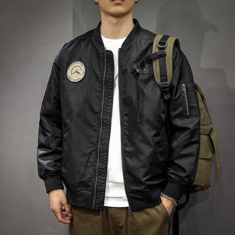 メンズ  服  分かりやすい 流行り物 オシャレ 成年者 かっこいい 馬鹿でかい大きさ 表どおり 成人男性服 秋 飛行士 上衣 アメリカン 流行り物 心地好い 上衣 トップス
