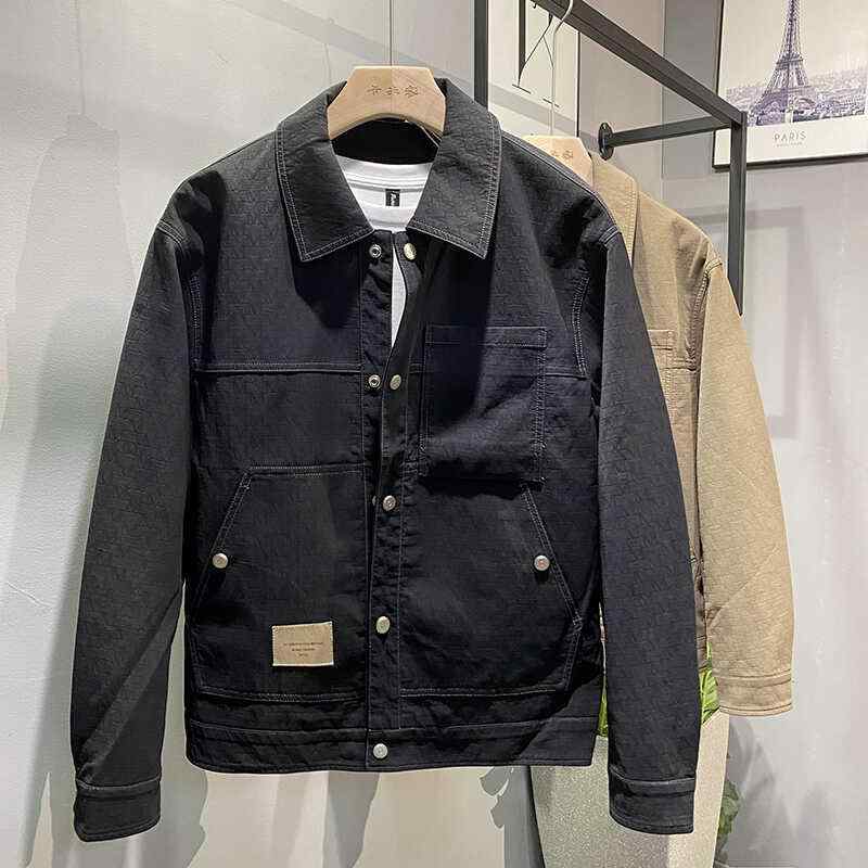 メンズ  服  分かりやすい 流行り物 オシャレ 成年者 かっこいい 途轍も無い大きさ 表どおり 成人男性服 秋 ベースボール襟 エコ なめし革上衣 ハイエンド 心地よい ライダース 上衣