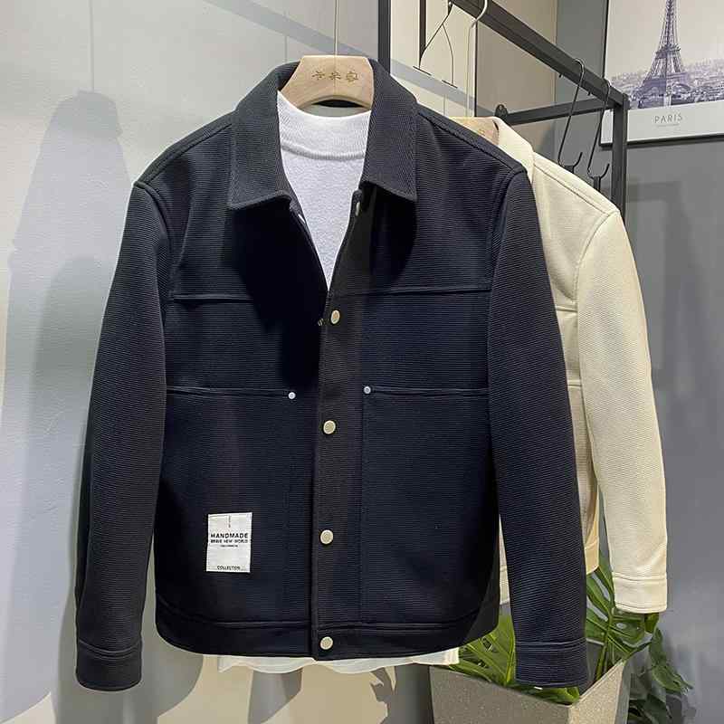 メンズ 服 シンプル ファッション オシャレ 大人 かっこいい 大きいサイズ ストリート 紳士服 ハイエンド ジャケット 春 ビジネス カジュアル トップス スリム 野球