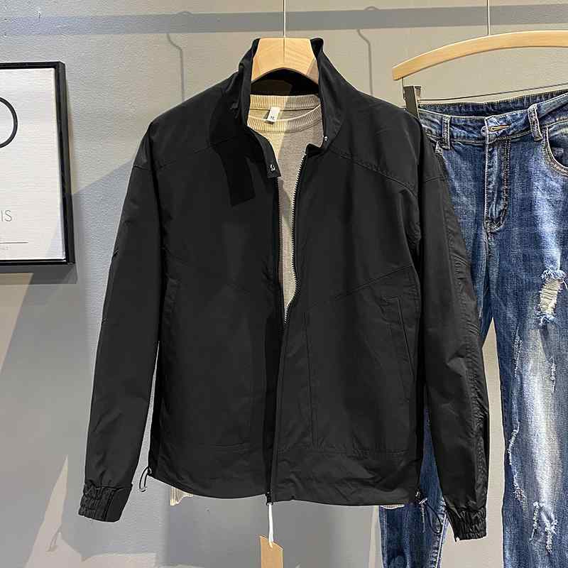メンズ 服 シンプル ファッション オシャレ 大人 かっこいい 大きいサイズ ストリート 紳士服 秋 野球 ジャケット スタンドカラー