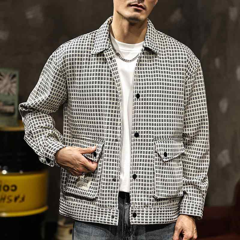 メンズ  服  分かりやすい 流行り物 オシャレ 成年者 かっこいい 途轍も無い大きさ 表どおり 成人男性服 ハイエンド アメリカン 読み合わせる柄 上衣 歳月 細工物御召しもの