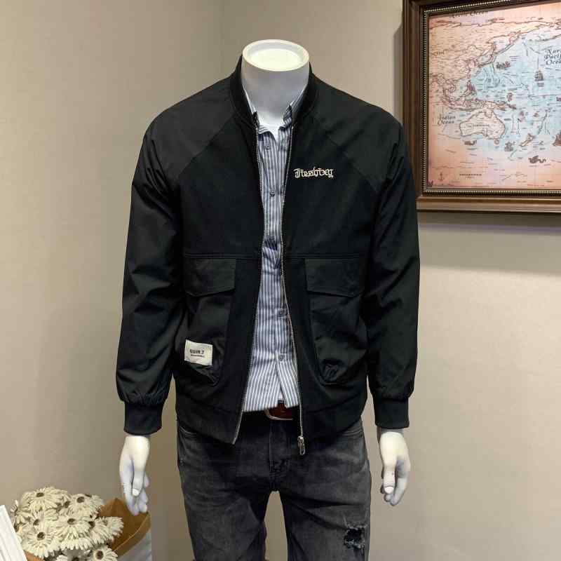 メンズ 服 シンプル ファッション オシャレ 大人 かっこいい 大きいサイズ ストリート 紳士服 ニット ワーク ジャケット カジュアル フライト |リコット