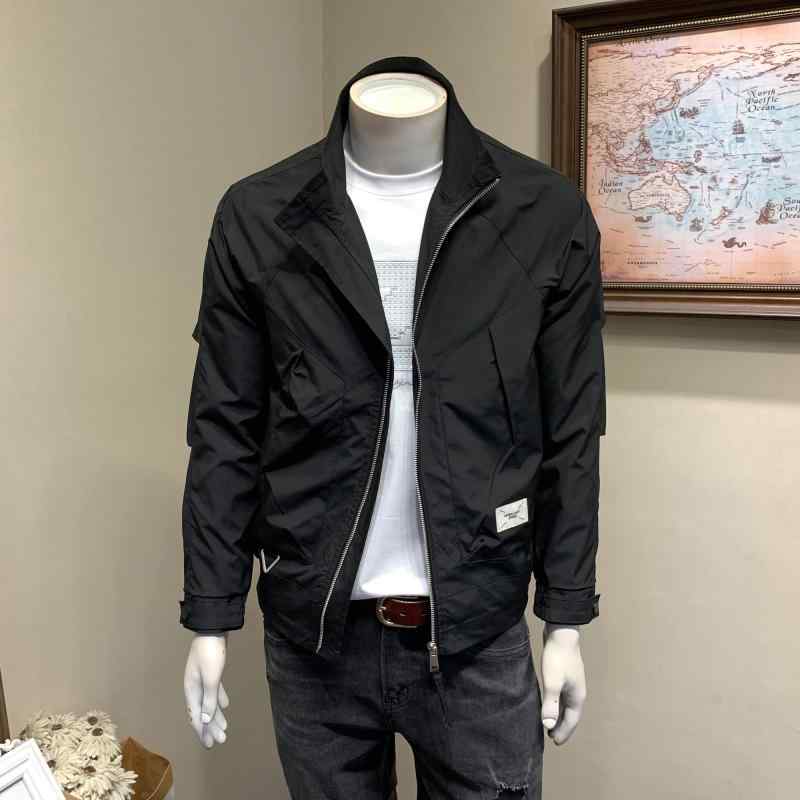 メンズ 服 シンプル ファッション オシャレ 大人 かっこいい 大きいサイズ ストリート 紳士服 シンプル スタンドカラー ジャケット スリム 通勤 ワーク|リコット