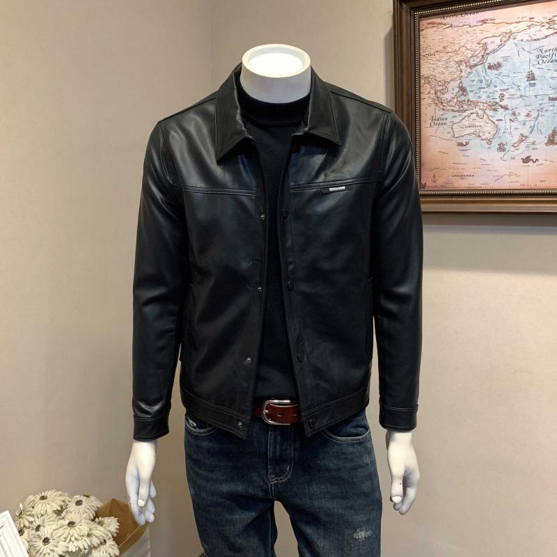 メンズ  服  分かりやすい 流行り物 オシャレ 成年者 かっこいい 気が大きい大きさ 表どおり 成人男性服 秋 PU エコ なめし革上衣 か細い填まる 心地よい トップス ライダース 上衣