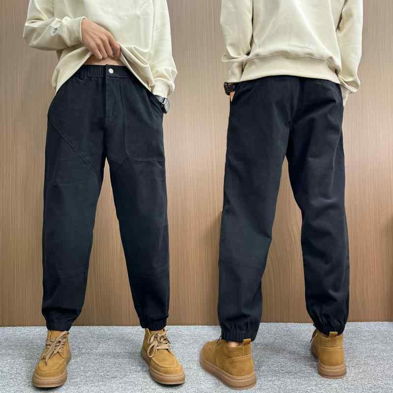 メンズ 服 シンプル ファッション オシャレ 大人 かっこいい 大きいサイズ ストリート 紳士服 カジュアル パンツ 春秋 ゆったり ワイド ブーツ ワークパンツ