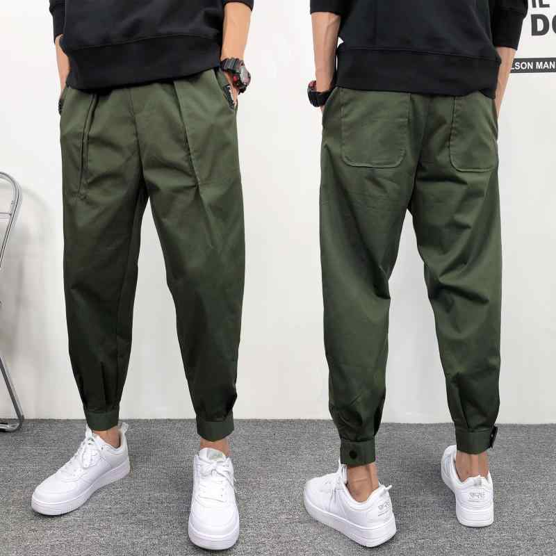 メンズ 服 シンプル ファッション オシャレ 大人 かっこいい 大きいサイズ ストリート 紳士服 カジュアル ゆったり ミリタリーグリーン パンツ ボタン ダウン ワイド レッグ 6,344円