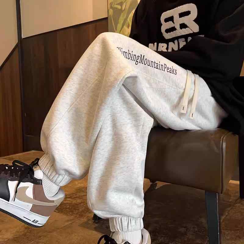 メンズ 服 シンプル ファッション オシャレ 大人 かっこいい 大きいサイズ ストリート 紳士服 グレー スウェットパンツ 秋 ファッション アメリカン ズボン カジュアル ヘビー スポーツ パンツ 6,217円