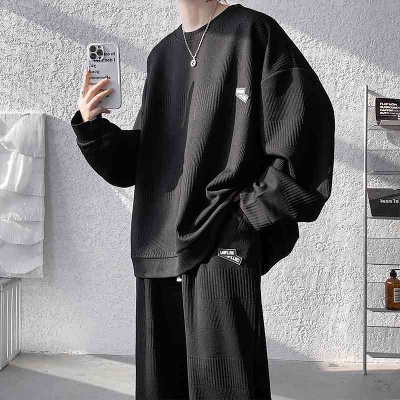 メンズ 服 シンプル ファッション オシャレ 大人 かっこいい 大きいサイズ ストリート 紳士服 秋 ラベル ハイエンド スーツ スポーツウェア クールカジュアル 衣装 セット 6,414円
