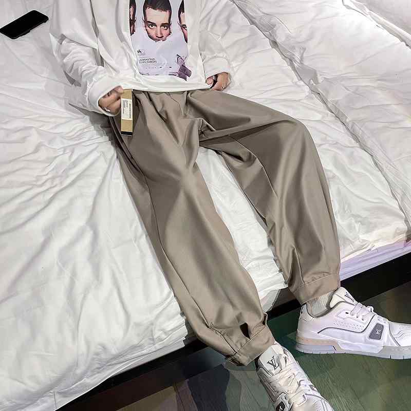 メンズ 服 シンプル ファッション オシャレ 大人 かっこいい 大きいサイズ ストリート 紳士服 秋 ハイエンド パンツ レッグ ストレート カジュアル