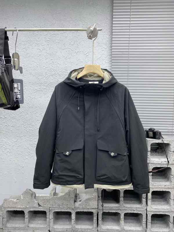 メンズ  服  分かりやすい 流行り物 オシャレ 成年者 かっこいい 途轍も無い大きさ 表どおり 成人男性服 秋 アウトドア 上衣 心地よい 上衣 ラージ 黒コショウ 防風