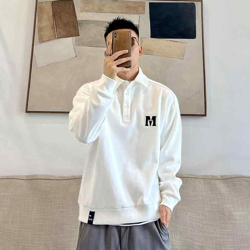 メンズ 服 分かりやすい 流行り物 オシャレ 成年者 かっこいい 途轍も無い大いさ 表どおり 成人男性服 時間 心地好い スポーツシャツ 長袖 トップス アメリカン ゆったり 上衣 メンズファッション-その他