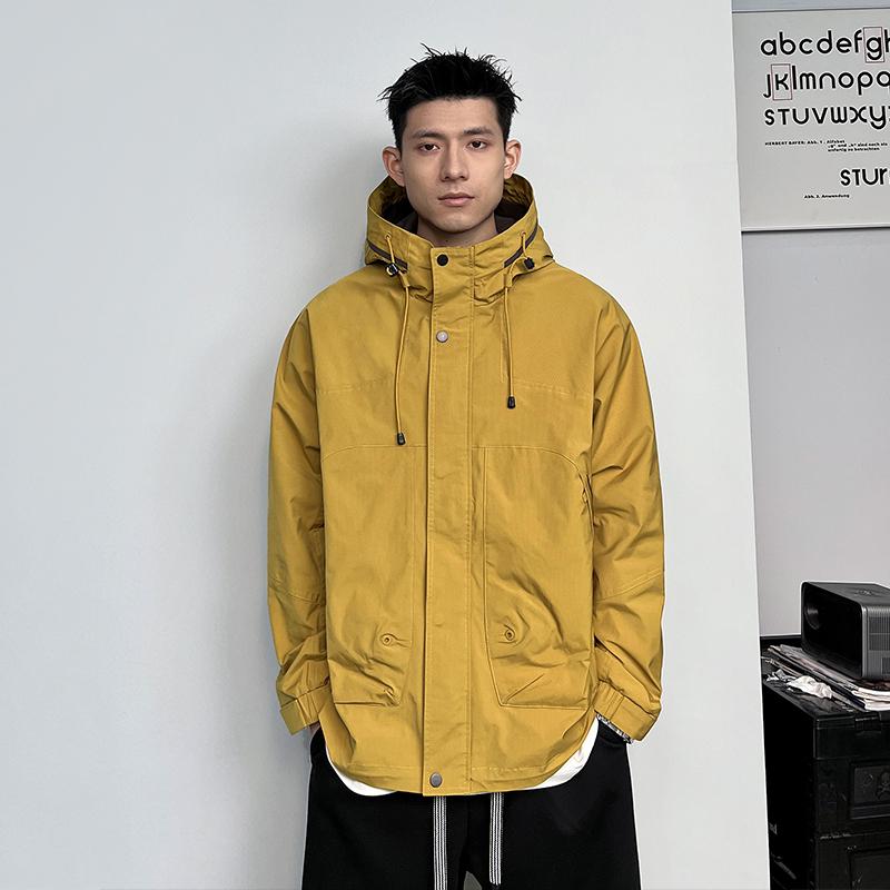 メンズ 服 シンプル ファッション オシャレ 大人 かっこいい 大きいサイズ ストリート 紳士服 アウトドア ジャケット 春 秋 スポーツ ハイキング 登山 防風 アメリカン カジュアル|リコット