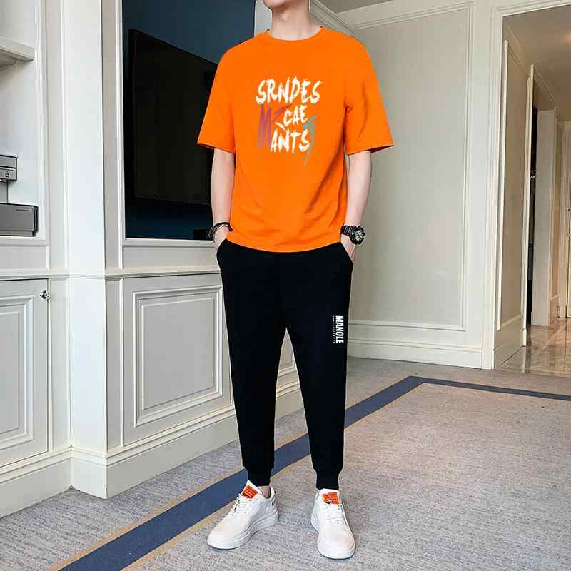 メンズ 服 シンプル ファッション オシャレ 大人 かっこいい 大きいサイズ ストリート 紳士服 半袖 T シャツ 夏 カジュアル スポーツ スーツ 服 セット 5,879円
