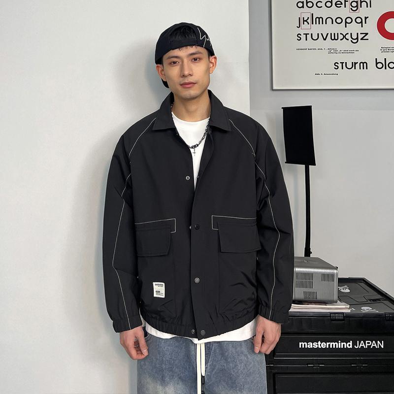 メンズ 服 シンプル ファッション オシャレ 大人 かっこいい 大きいサイズ ストリート 紳士服 ワークジャケット アメリカン ジャケット カジュアル