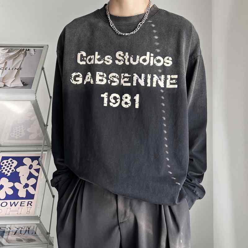 メンズ 服 シンプル ファッション オシャレ 大人 かっこいい 大きいサイズ ストリート 紳士服 スウェットシャツ コットン ヘビー T シャツ 長袖 春秋 ジャケット