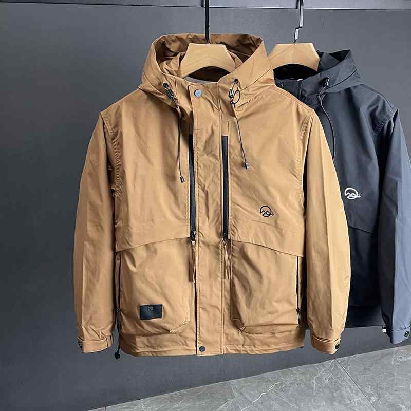 メンズ 服 シンプル ファッション オシャレ 大人 かっこいい 大きいサイズ ストリート 紳士服 ジャケット カジュアル フード トップス 秋