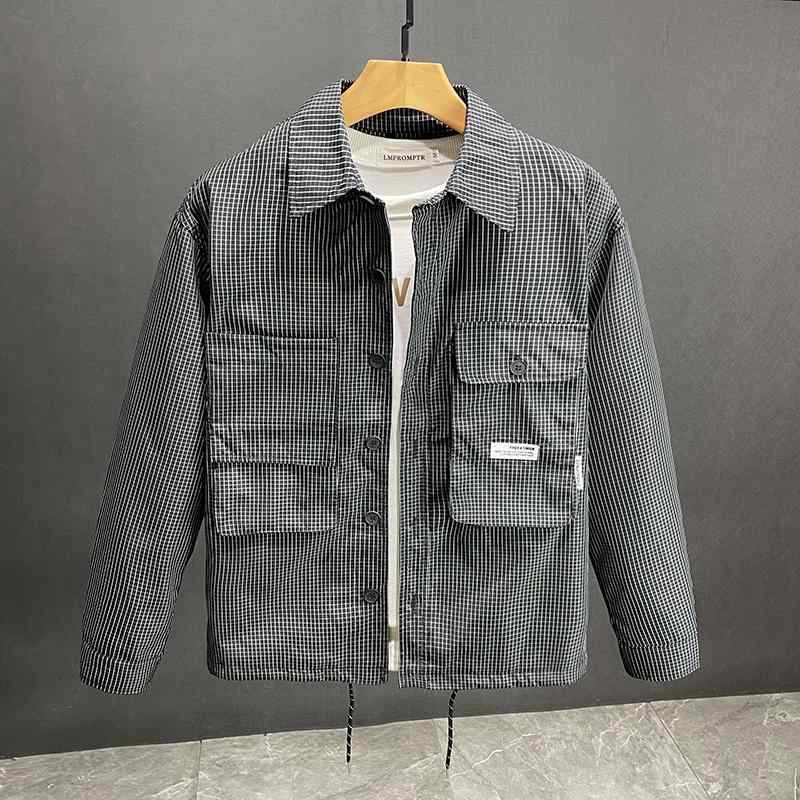 メンズ  服  分かりやすい 流行り物 オシャレ 成年者 かっこいい 途轍も無い大きさ 表どおり 成人男性服 読み合わせる柄 上衣 秋 心地よい 上衣