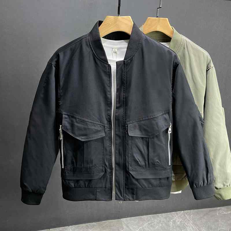 メンズ  服  分かりやすい 流行り物 オシャレ 成年者 かっこいい 途轍も無い大きさ 表どおり 成人男性服 黒 細工物上衣 秋 トップス 心地よい 上衣