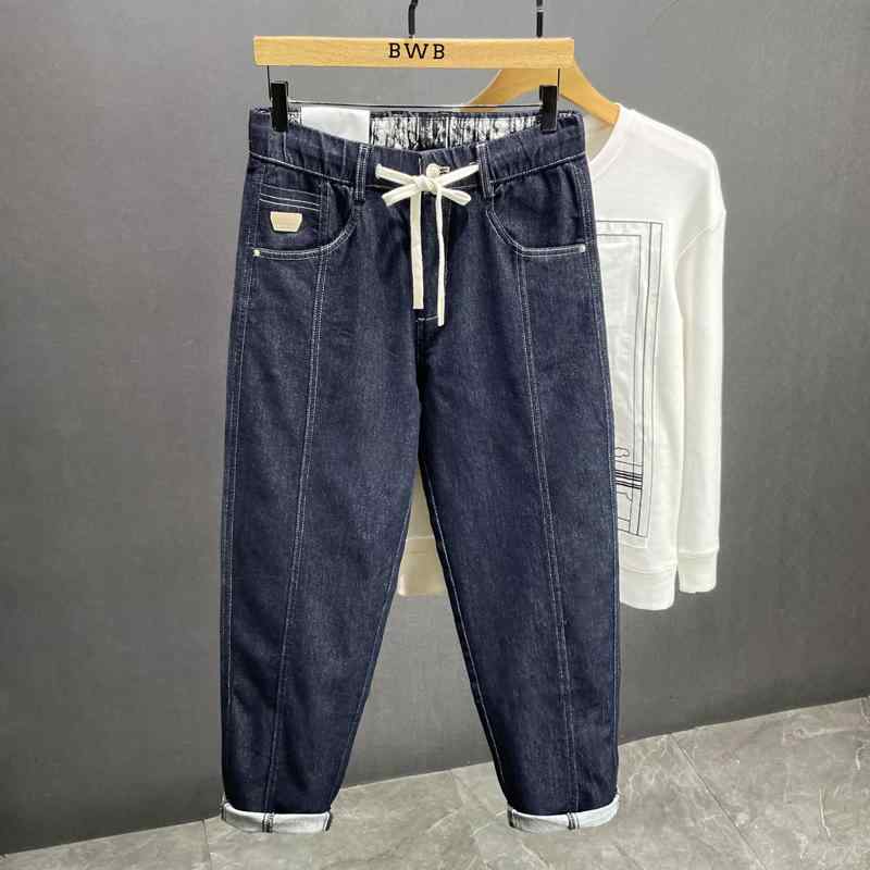 メンズ  服  分かりやすい 流行り物 オシャレ 成年者 かっこいい 馬鹿でかい大きさ 表どおり 成人男性服 秋 表どおり うす暗い 青み デニム 引っ切り無い ズボン下 ズボン