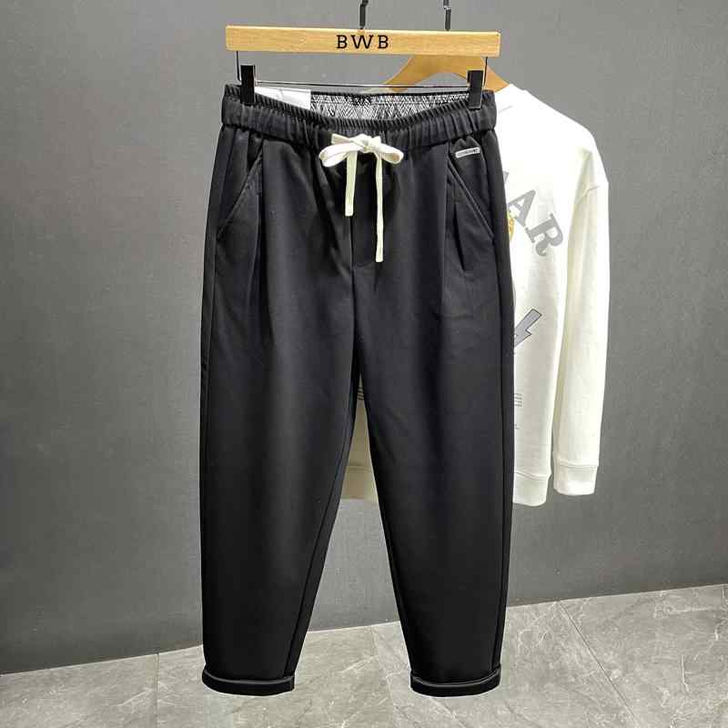 メンズ  服  分かりやすい 流行り物 オシャレ 成年者 かっこいい 馬鹿でかい大きさ 表どおり 成人男性服 秋 黒 心地好い ズボン下 引っ切り無い 伸ばすこと 酉の方角 ズボン下