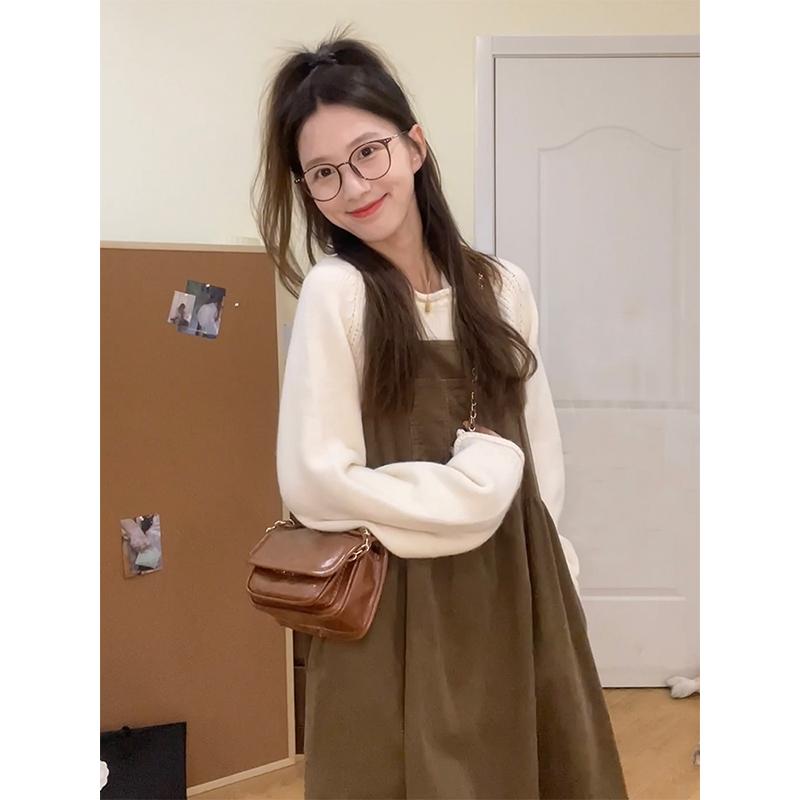 レディース 流行り物 服 オシャレ カワイイ  分かりやすい 成年者カワイイ 気が大きい大きさ  秋 心地よい フライド 表どおり キュート 杏 スウェーター 衣装 お召しもの 背広