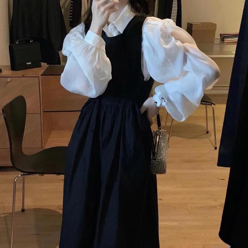 レディース 流行り物 服 オシャレ カワイイ  分かりやすい 成年者カワイイ 気が大きい大きさ   ハイエンド 白 プルオーバー スコート 背広 背広 秋