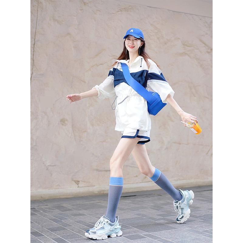 レディース 流行り物 服 オシャレ カワイイ  分かりやすい 成年者カワイイ 気が大きい大きさ  秋服 心地よい か細い 白 日焼押しとどめる 背広 仕掛ける