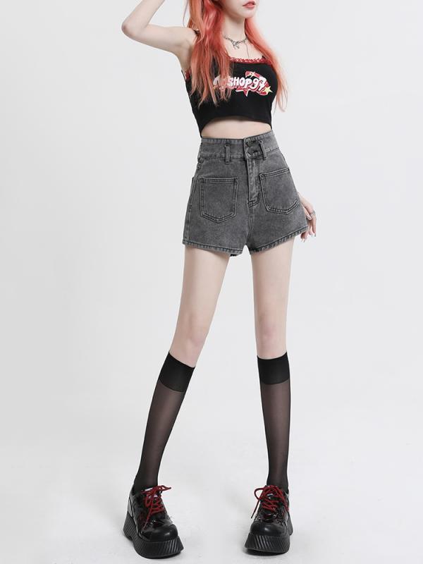 レディース ファッション 服 オシャレ カワイイ シンプル 大人カワイイ 大きいサイズ ハイウエスト デニム パンツ 秋 スリム ガール Aライン ワイド レッグ パンツ