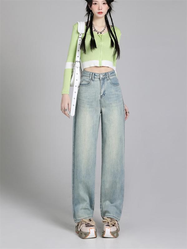 レディース 流行り物 服 オシャレ カワイイ  分かりやすい 成年者カワイイ 馬鹿でかい大きさ   広々とした レッグ デニム 烏兎 ご機嫌酉の方角 か細い 引っ切り無い ズボン下