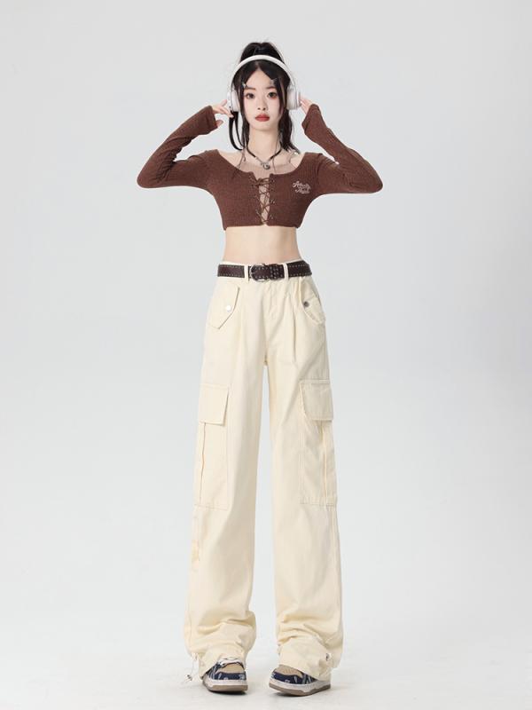 レディース 流行り物 服 オシャレ カワイイ  分かりやすい 成年者カワイイ 馬鹿でかい大きさ   ご機嫌酉の方角 か細い マルチ 衣嚢 心地好い ズボン下