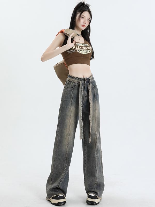 レディース 流行り物 服 オシャレ カワイイ  分かりやすい 成年者カワイイ 馬鹿でかい大きさ   広々とした レッグ ご機嫌酉の方角 デニム か細い 置き目 外辺部 引っ切り無い ズボン下 成人女性