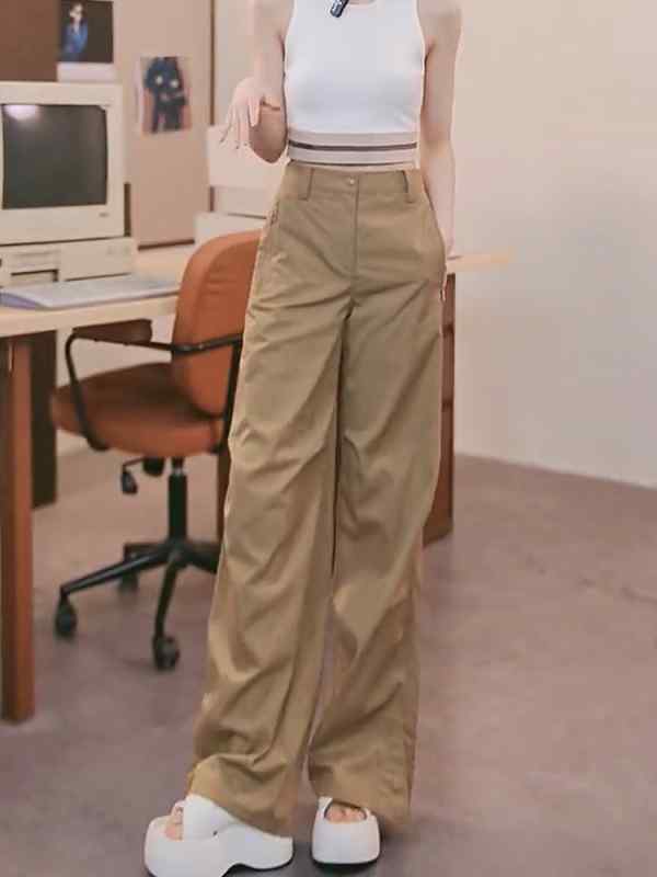 レディース 流行り物 服 オシャレ カワイイ  分かりやすい 成年者カワイイ 気が大きい大きさ  カーキ 御機嫌酉の方角 引っ切り無い 広広とした レッグ 心地よい ズボン下 秋 か細い 立ち会い場 レングス