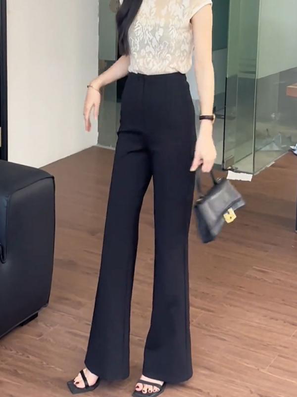 レディース 流行り物 服 オシャレ カワイイ  分かりやすい 成年者カワイイ 気が大きい大きさ   韓国 表現スタイル 通い 御機嫌酉の方角 引っ切り無い レッグ 太陽フレア 背広 心地よい ズボン下 秋 か細い填まる ロング ズボン下
