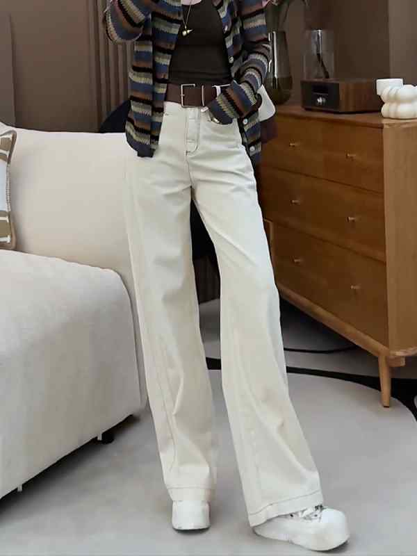 レディース 流行り物 服 オシャレ カワイイ  分かりやすい 成年者カワイイ 気が大きい大きさ  通い 引っ切り無い 広広とした レッグ 心地よい ズボン下 秋 ゆったり か細い ロング ズボン下 今めかしい