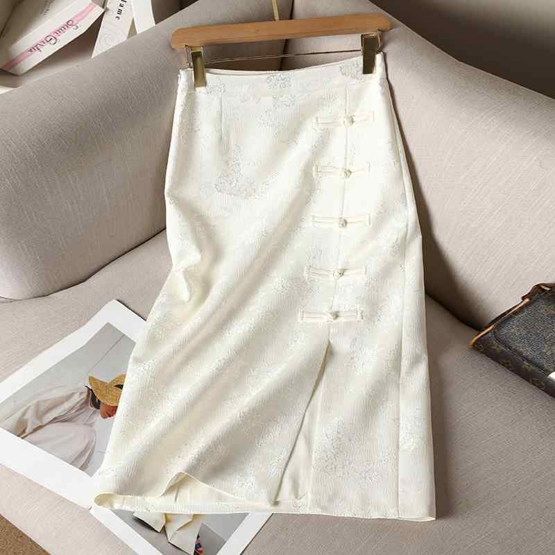 秋服 レディース 流行り物 オシャレ カワイイ  分かりやすい 成年者カワイイ 馬鹿でかい大きさ   白いこと スコート 烏兎 レトロ ジャカード 細長い切口 御居処 覆いかぶせる a伝達ルート 真っただ中丈