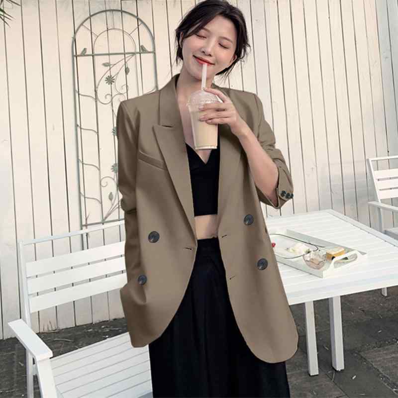 秋服 レディース ファッション オシャレ カワイイ シンプル 大人カワイイ 大きいサイズ 春秋 ハイエンド スーツ ジャケット ライト ハイエンド カジュアル トップス